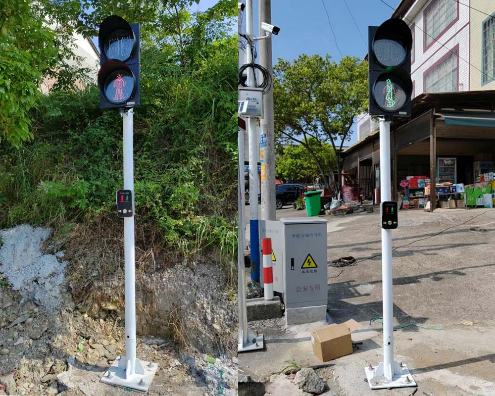 道县人行道红绿灯信号灯案例